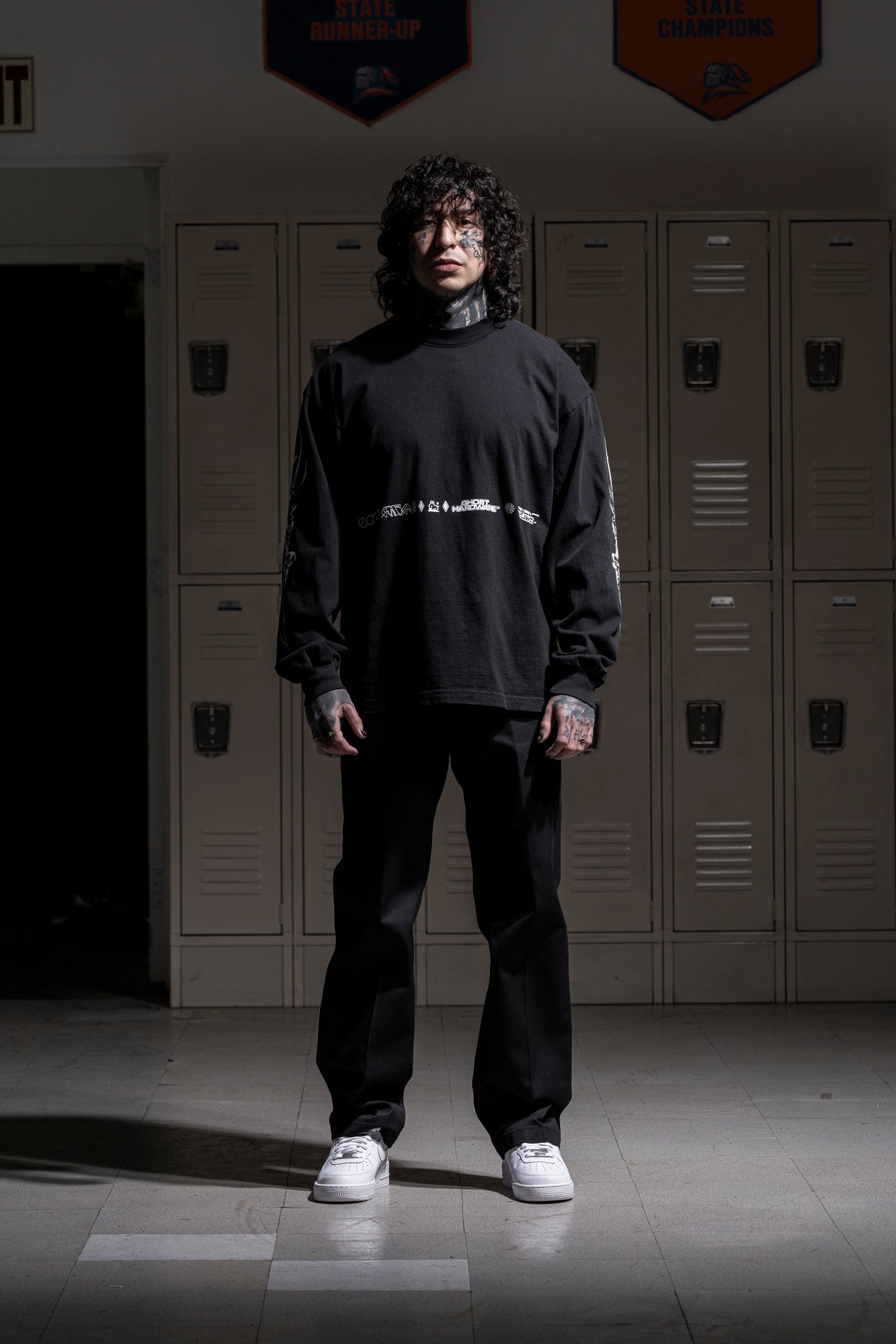 Echo Chamber [ mock neck ] L/S Tee