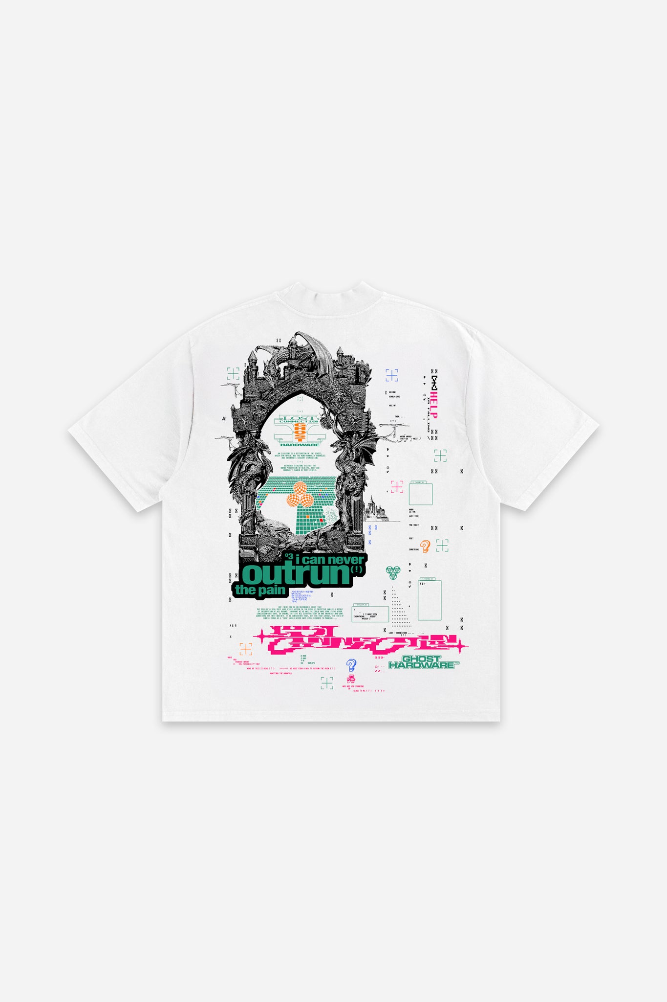 Outrun [ mock neck ] [ patch ] Tee