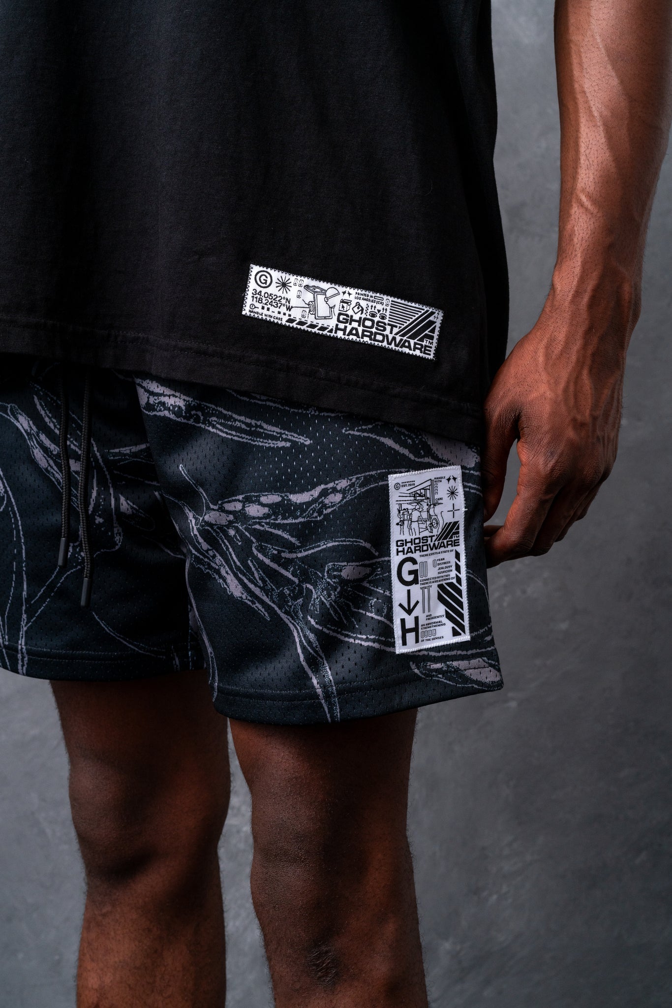 Synapse [ patch ] Mesh Shorts